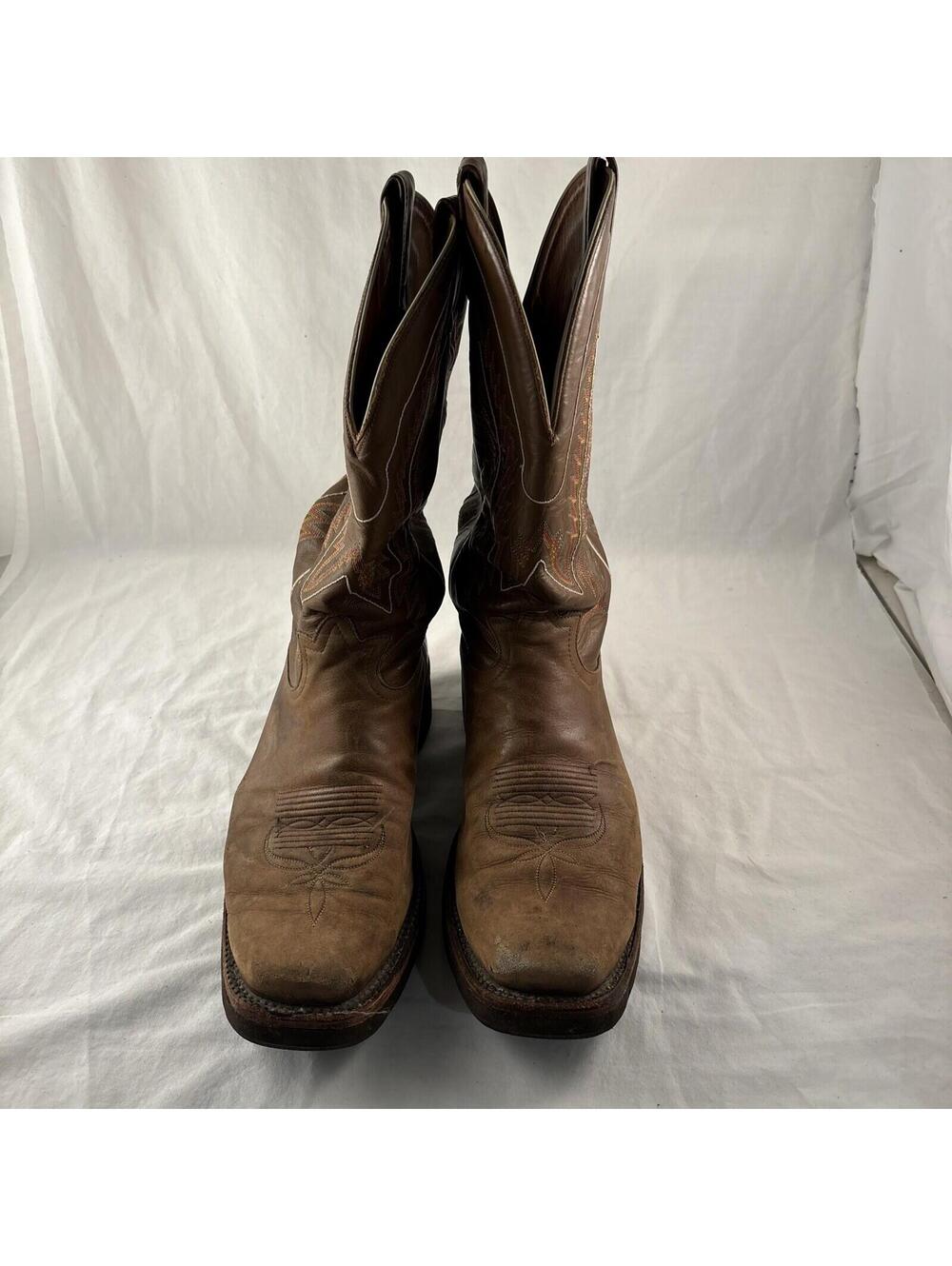 Tony Lama Men's Size 9.5 Brown Style 6497 Vintage